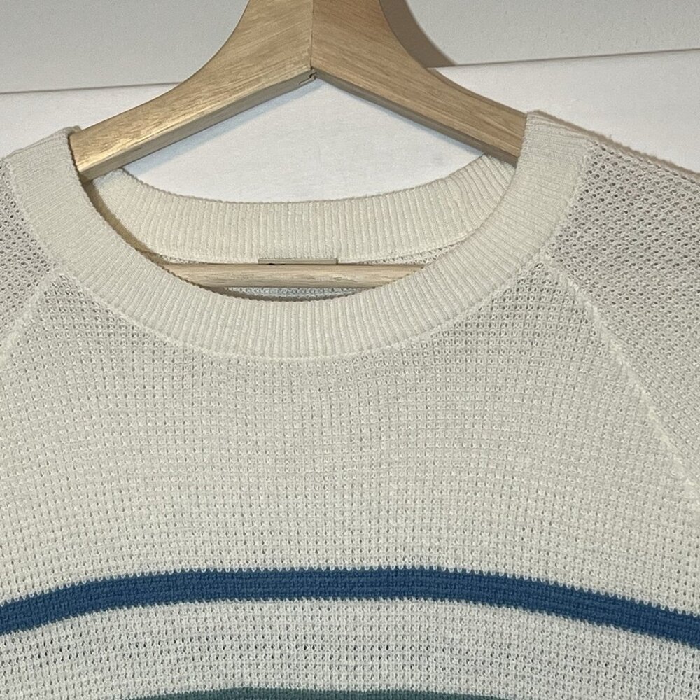 Faherty Women’s Knit Sweater Striped Cotton Cashmere Small Size Lightweight - Picture 11 of 12